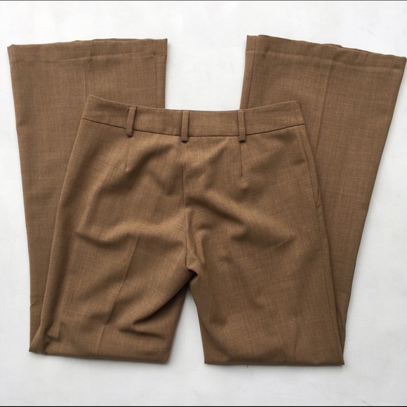 TRINA TURK Camel Tan Trouser Pants, 0-2 - Picture 4 of 5